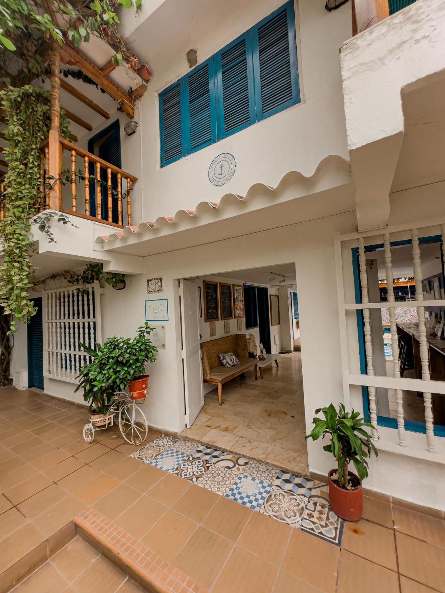 Casa Del Puerto Hostel & Suites Cartagena ภายนอก รูปภาพ