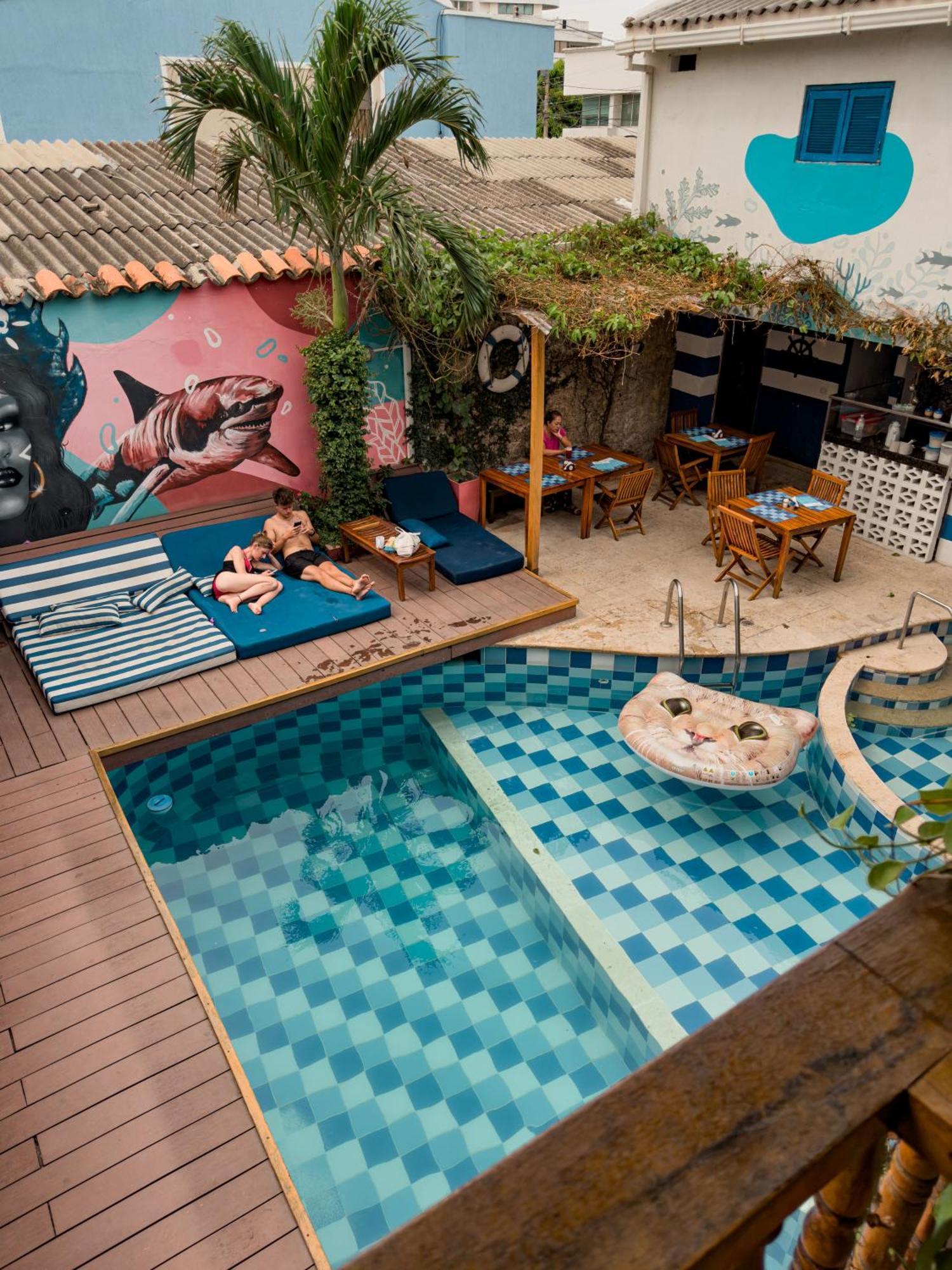 Casa Del Puerto Hostel & Suites Cartagena ภายนอก รูปภาพ